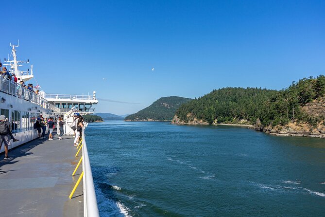 Butchart Gardens and Victoria Tour from Vancouver - Leaving Canada Place for the Tsawwassen ferry