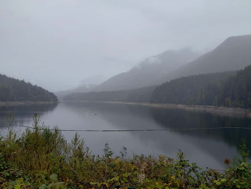 Capilano Suspension Br+Lake+Dam+Hachery/4in1/CAR/Small GROUP - Capilano Lake and Cleveland Dam