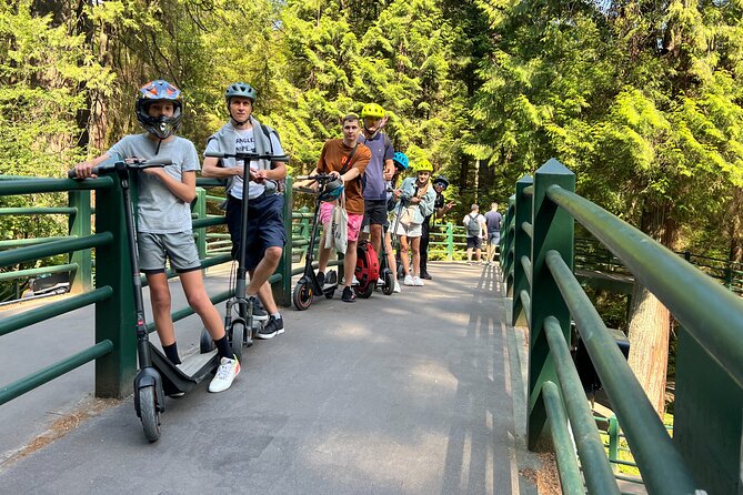 E-scooter & EUC guided tour to the secret spots in Vancouver - Granville Island and a useful lunch pause