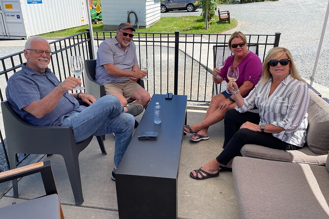 Elegance Unforgettable Tesla Wine Tour & Lunch - Backyard Vineyards for BC grown wines