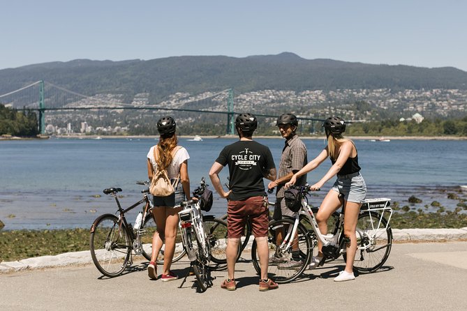 Epic Electric Bike Tour by Cycle City Tours - Prospect Point and Lions Gate Bridge put the motor to work
