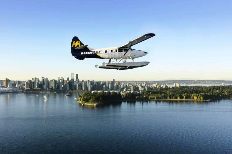 From Vancouver: Day Trip in Whistler Seaplane Day Trip - Starting below the Olympic Cauldron at Vancouver Harbour