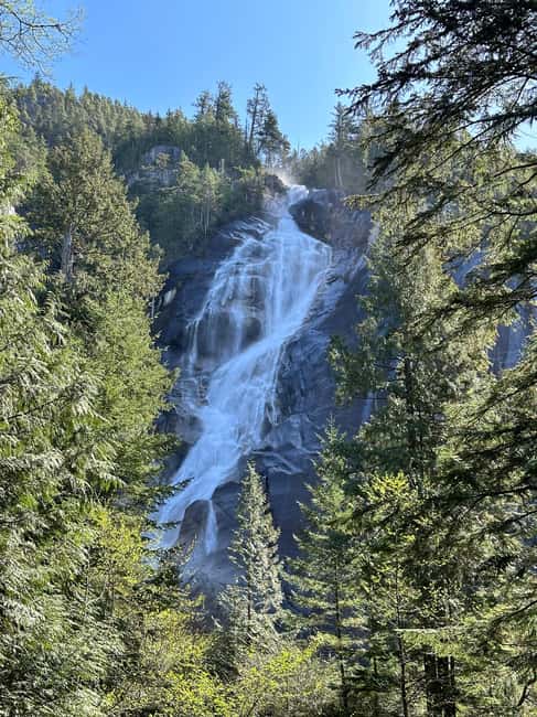 From Vancouver: Sea to Sky Gondola and Whistler Village Tour - Shannon Falls is a fitting final stop