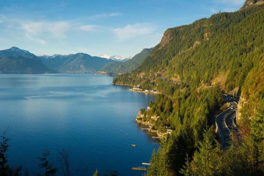 From Vancouver: Whistler Tour with Shannon Falls and Gondola - The Sea to Sky Highway sets the tone