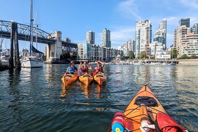 Granville Island Vancouver Kayak Tour with Coffee & Snacks (3hrs) - Starting at Granville Island at 11:30 a.m.