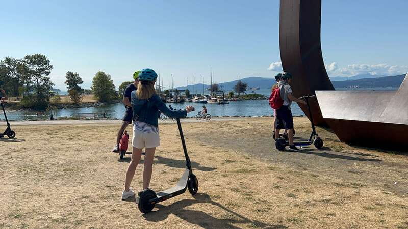 Great Vancouver EUC & E-scooters loop tour - False Creek and the ride back to Science World
