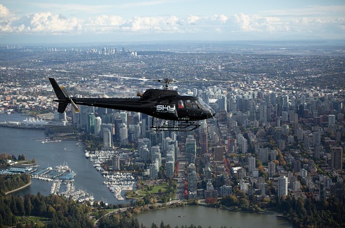 Pre/Post Cruise Helicopter Vancouver City Tour with Hotel Pickup - Stanley Park from a new angle