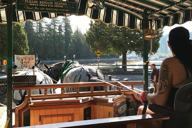 Stanley Park Horse Drawn Tour in Vancouver - The Girl in a Wetsuit and Empress of Japan Figurehead