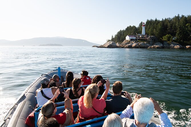 UNESCO Biosphere and Bowen Island Boat Tour with Island Visit - Vancouver from the water, from Downtown to Stanley Park