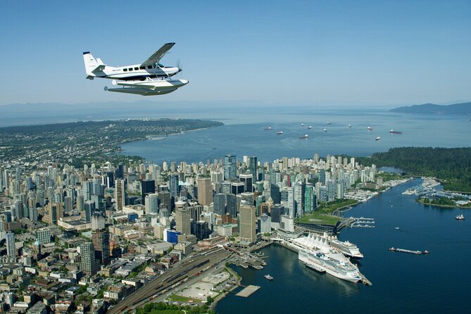 Vancouver City Skyline Scenic Seaplane Tour - Taking off from Coal Harbour beside Canada Place