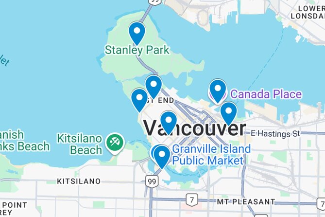 Vancouver City Tour to Experience Sea Sky and Land- private tour - Granville Island is your best food break