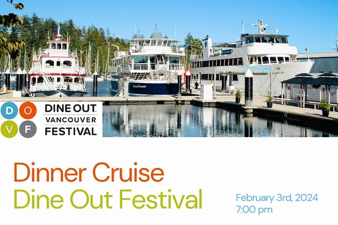 Vancouver Evening Dinner Cruise - Reserved seating and the dinner setup