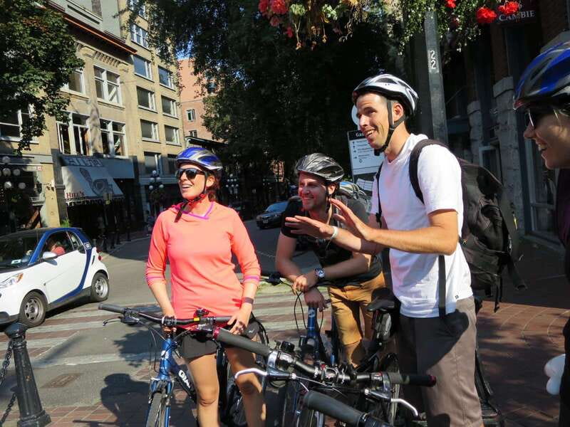 Vancouver: Gastown, Chinatown & Granville Island Bike Tour - English Bay and the first stretch of the Seawall
