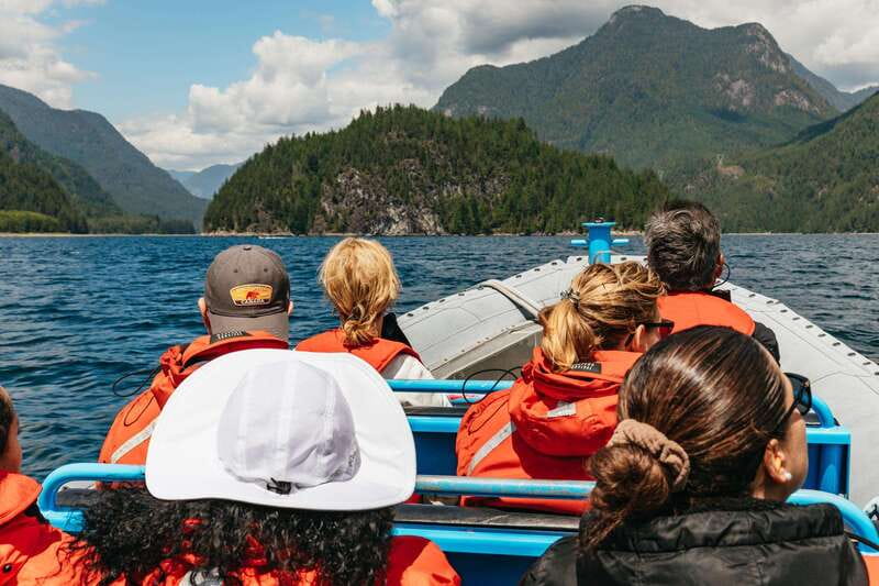 Vancouver: Indian Arm and Granite Falls Zodiac Boat Tour - From Granville Island to the North Shore