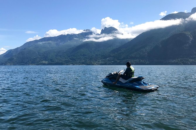 Vancouver Jetski Tour with Dinner on Bowen Island - Crossing toward Howe Sound and Bowen Island