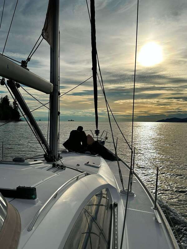Vancouver: Mosquito Creek and English Bay Sailboat Cruise - English Bay views, islands, and the North Shore