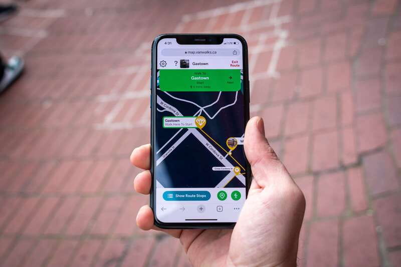 Vancouver: Self-Guided Smartphone Walking Tour of Gastown - Gastown on foot, with room to set your own pace