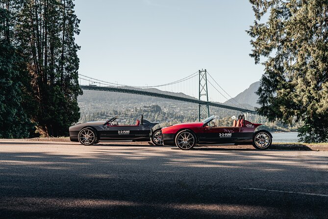 Vancouver Signature Highlights Open Air Roadster Tour - Coal Harbour and the Olympic Cauldron