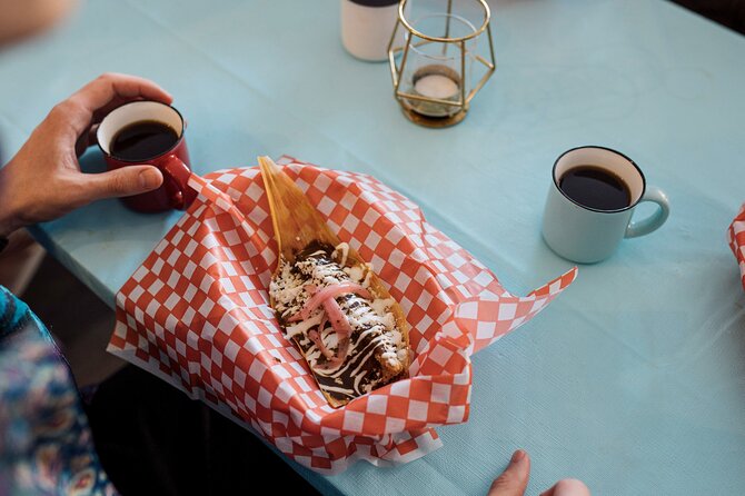 Vancouver Street Food Tour in Mount Pleasant Neighborhood - First tasting: Malaysian flavor in a Vancouver burger