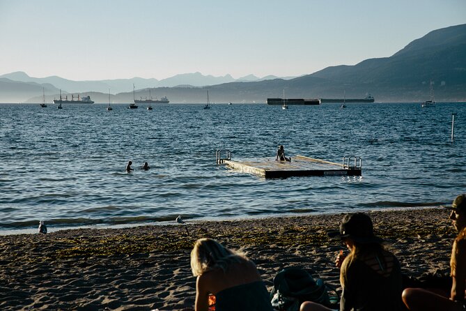 Vancouver Sunset and City Lights Trolley Tour - English Bay and the downtown waterfront