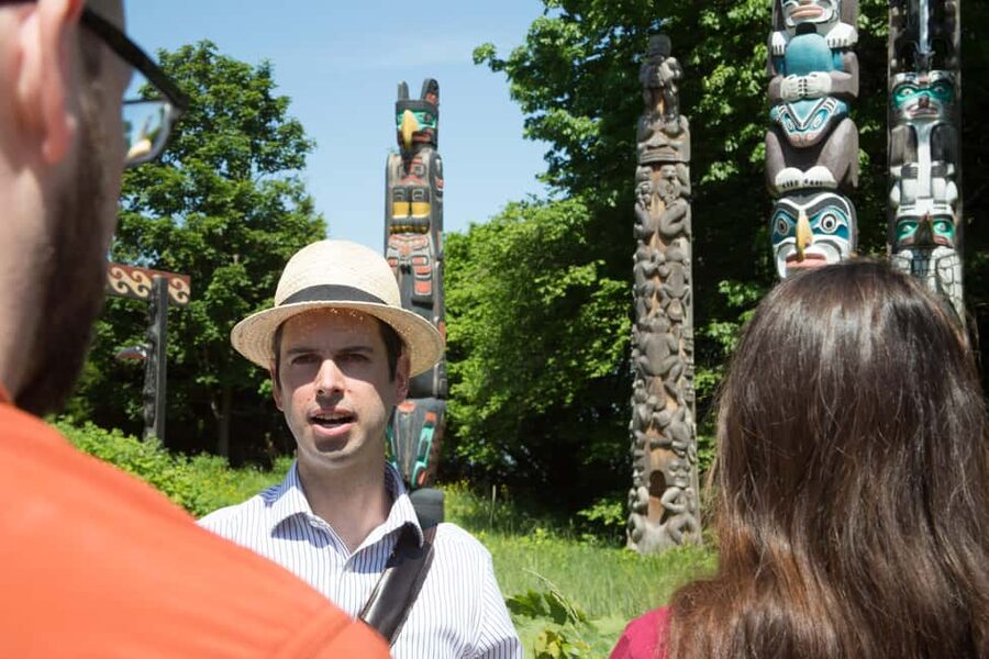 Vancouver: The Dark Secrets of Stanley Park Tour - The seawall, skyline, and Lions Gate Bridge