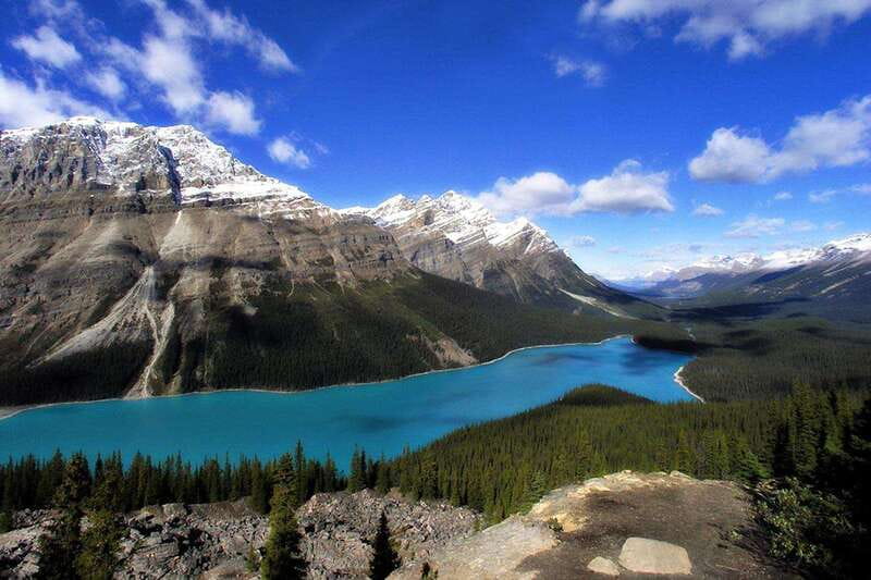 Western Canada Self-Driving Audio Guide English and German - The Rocky Mountains and the Icefields Parkway